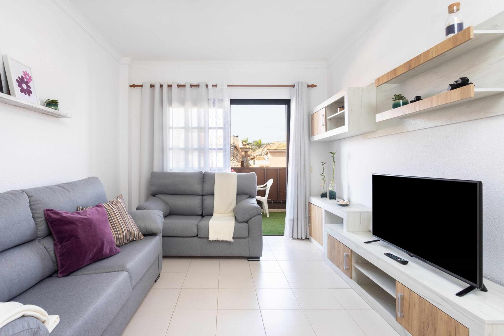 Apartament Agradable Piso Con Piscina & Playa Terraza Y Wifi Costa Del Silencio Zewnętrze zdjęcie